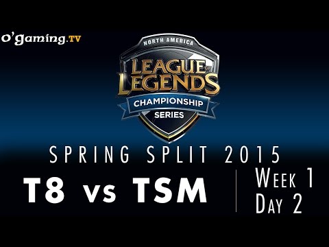 LCS NA Spring 2015 - W1D2 - T8 vs TSM