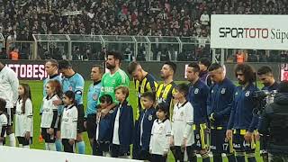 Beşiktaş - Fenerbahçe seramoni ve öncesi