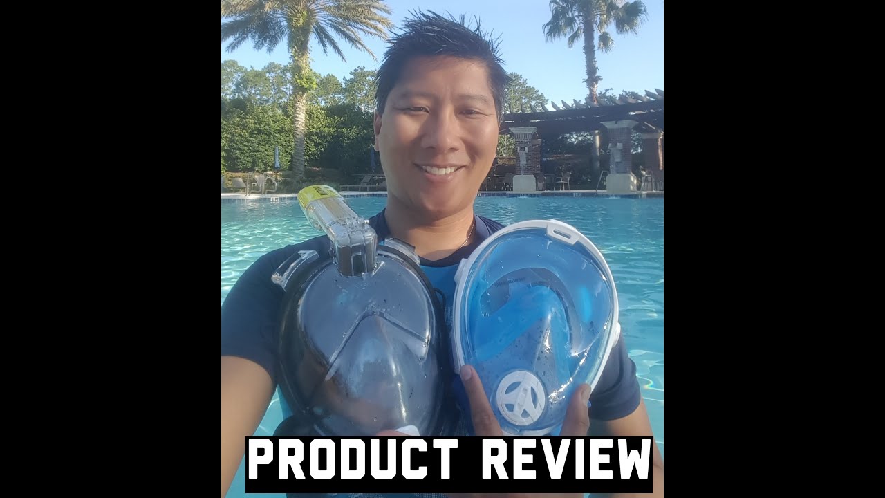 Product Review Full Face Snorkel Mask U.S. Divers vs. Dolfino YouTube