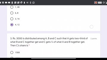 Online Quiz on "Quantitative Aptitude"