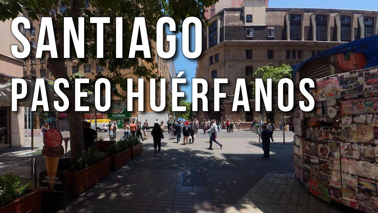 Caminata por Paseo Huérfanos | Santiago Centro en primera persona