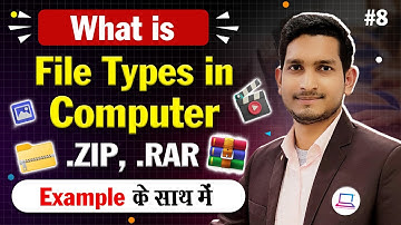 File Types in Computer | How to Create and Extract  .ZIP and .RAR File Type in Computer.