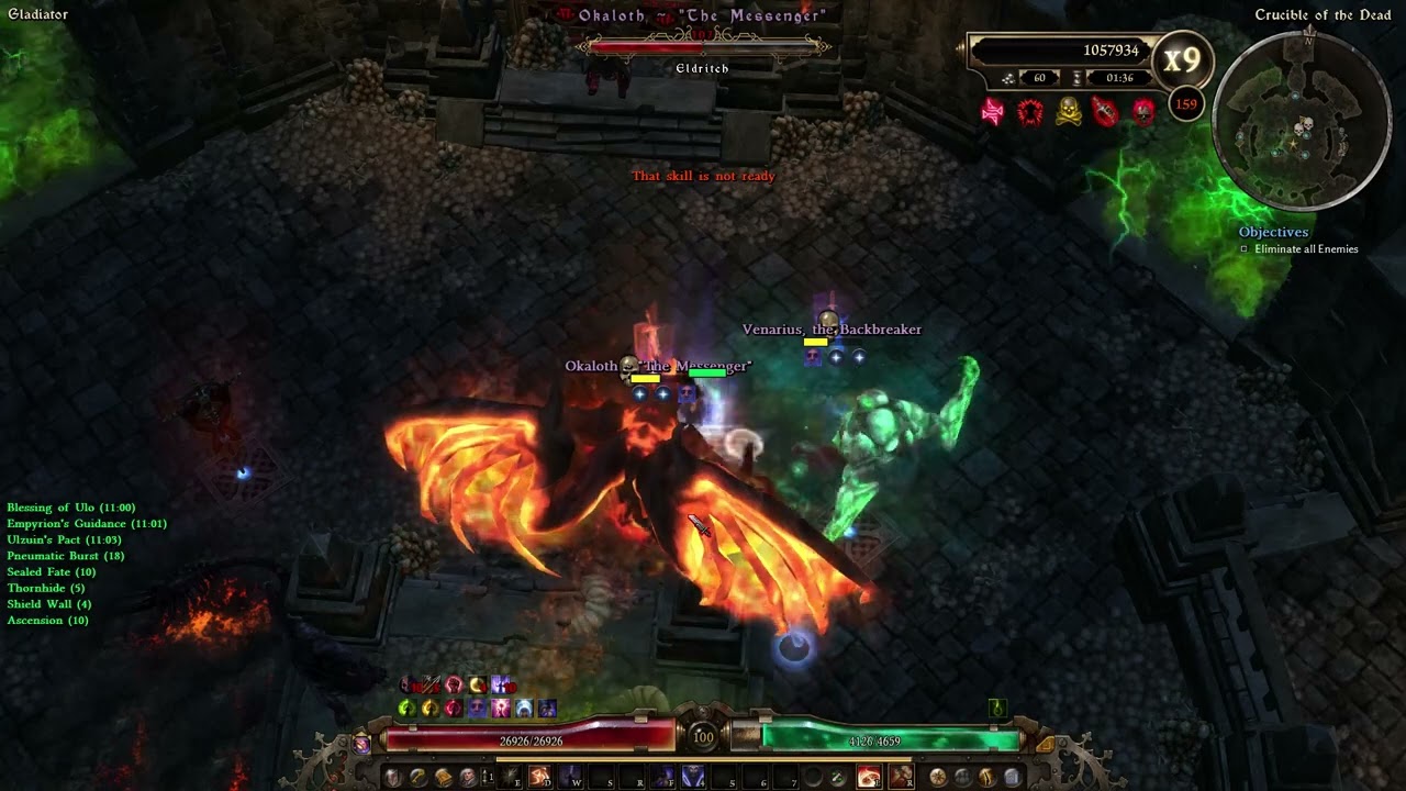 Pierce RtA Aegis spam Dervish 9.6 test (lucky run) 