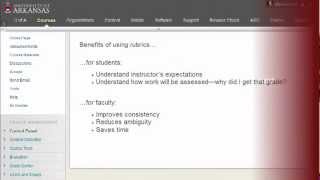 Creating Rubrics in Blackboard Learn