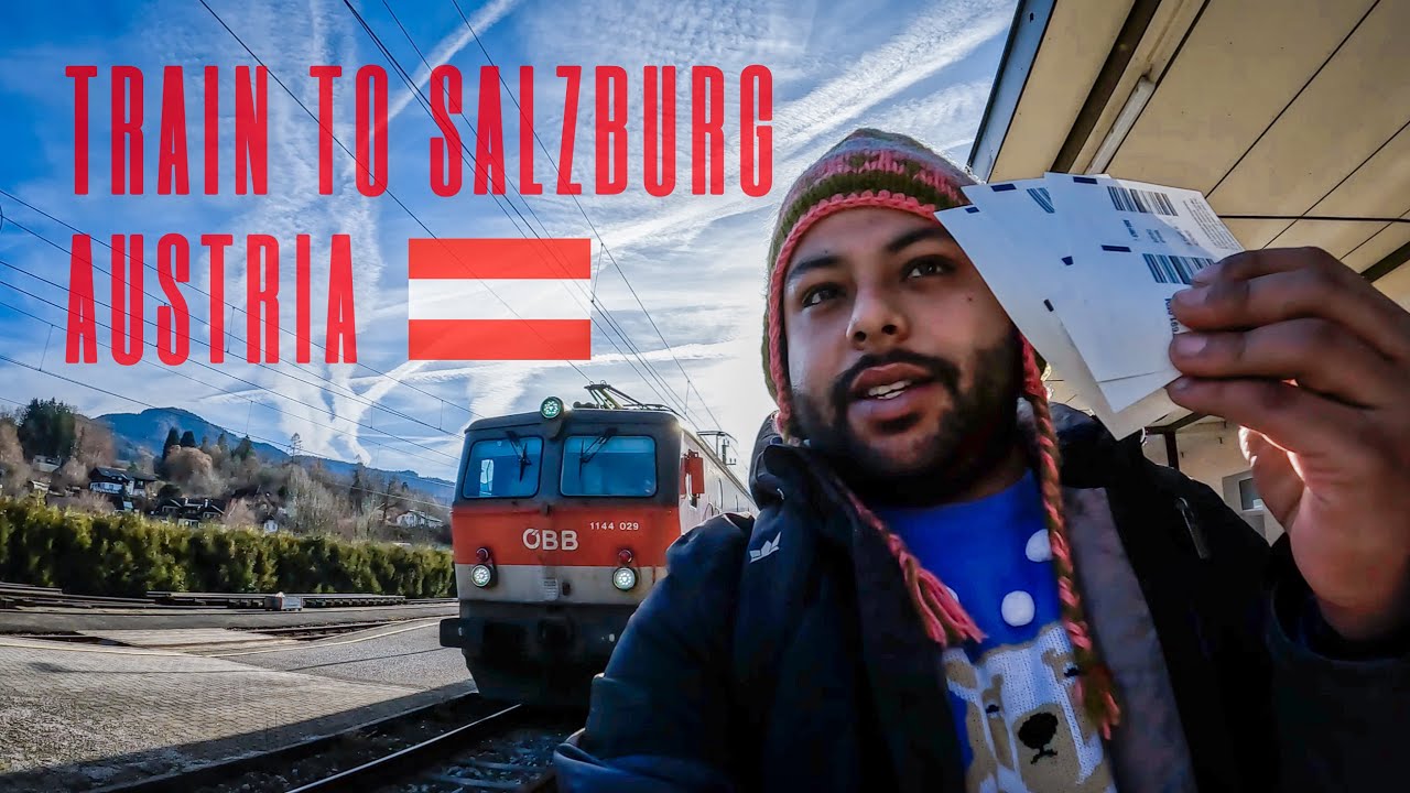 I took a train to Salzburg, Austria 🇦🇹 | Heidelberg to Salzburg by Train | European train