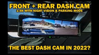 Amazon Best Seller AZDOME 2.5K Mirror Dash Cam 11