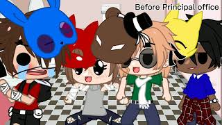 FNAF 4 bullies being idiots||FNAF||past AU||gacha club||Emily Star||