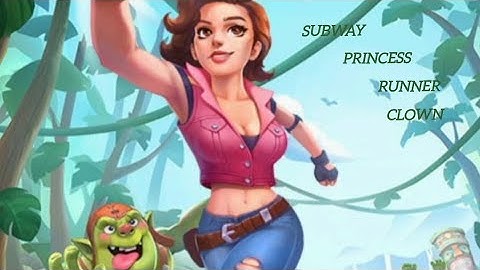 Subway Princess Runner Clown Lotus Flower Board Run android Mobile Game Play #gaming PC HD gamePlay