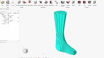 Mapped Mesh using HyperMesh