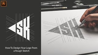 How To Design Your Logo From a Rough Sketch | Adobe Illustrator Tutorials