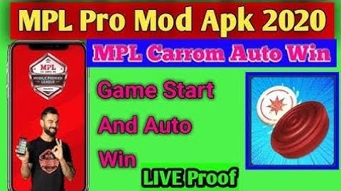 MPL CARROM GAME AUTO WIN MOD APK ALL BAATILE WIN LIV PROOF