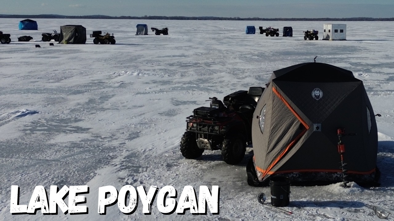 They Wouldn’t Stop Biting! White Bass Ice Fishing on Lake Poygan 