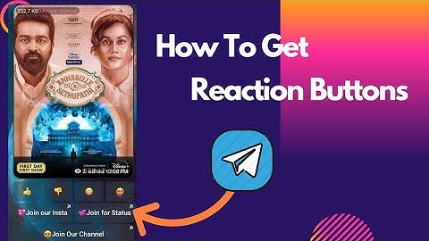 How To Create Like Dislike Button in Telegram | Reaction Button | | Tamil |