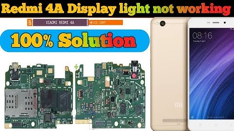Redmi 4A Display light not working problem jumper solution|#thesoilboy