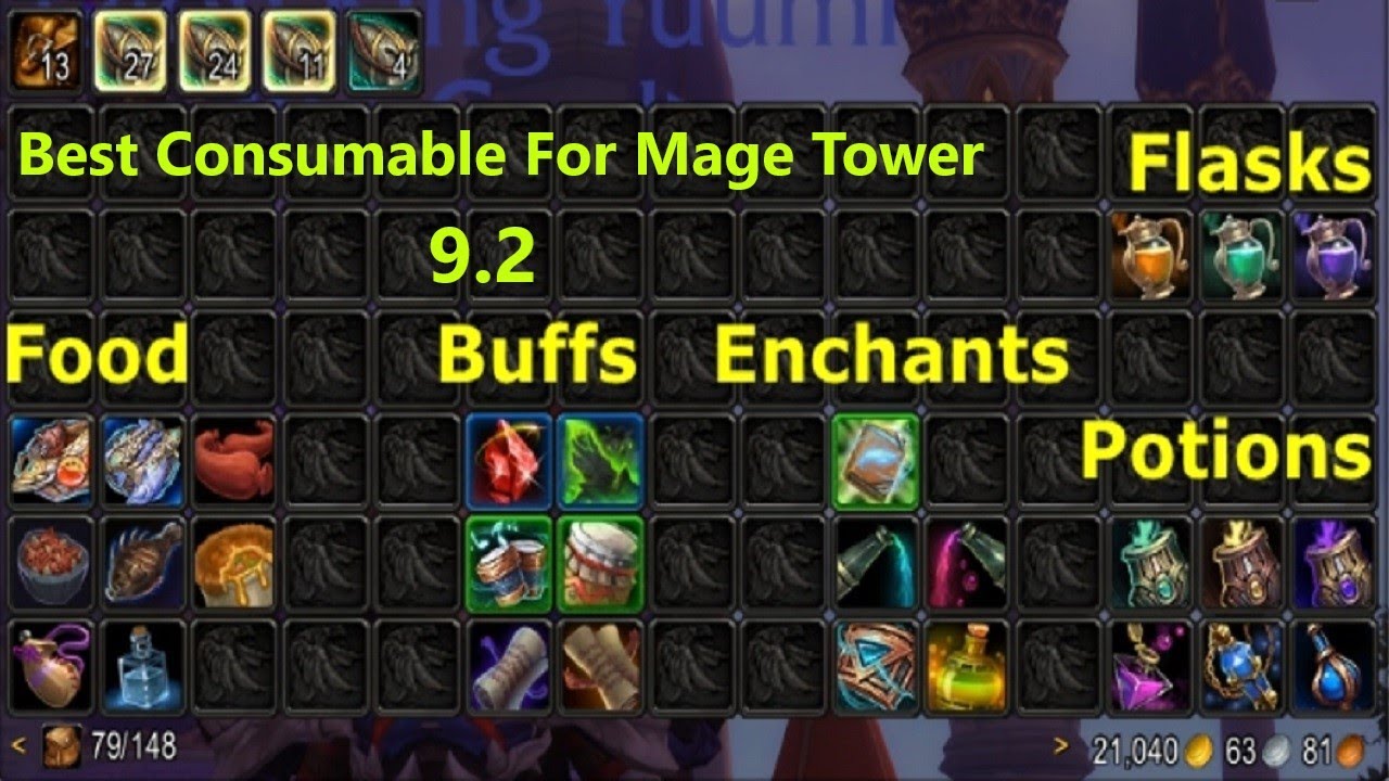 Best Consumable For Mage Tower Timewalking WoW Shadowlands 9.2 YouTube
