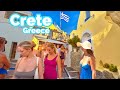 Crete greece  best cities and beaches  walking tour across the island   4kr  6 hours