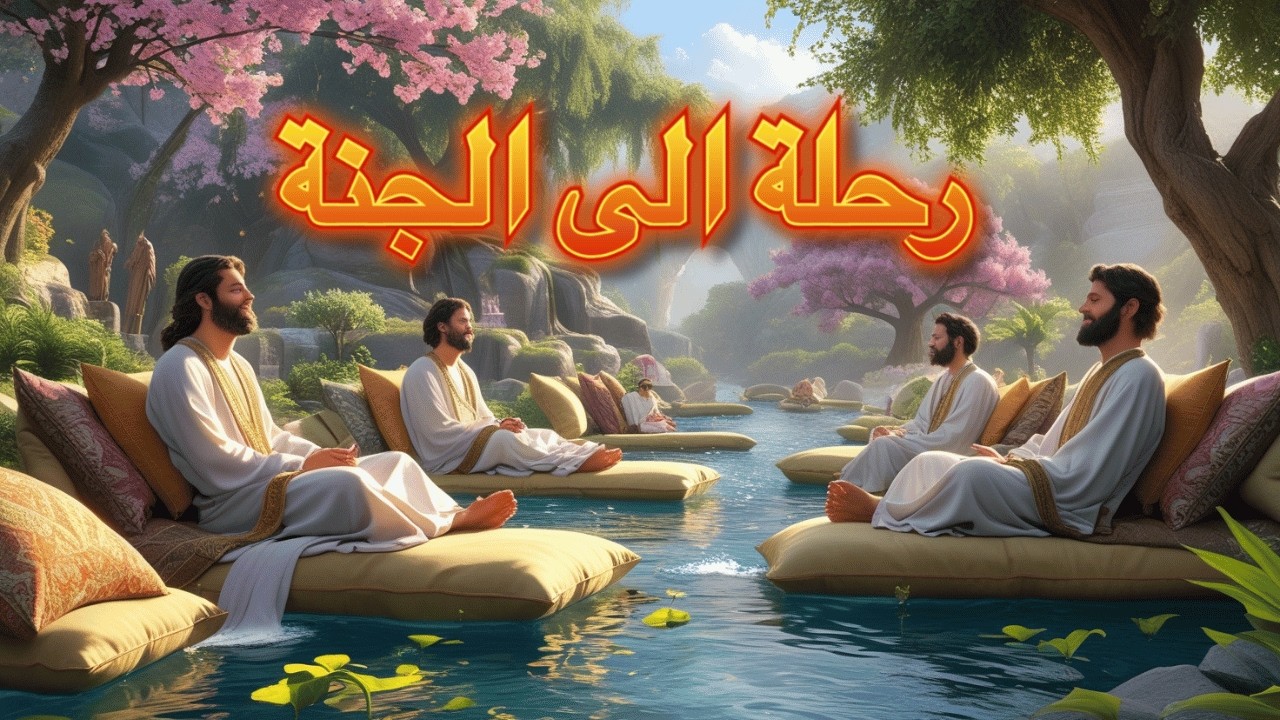 الذكاء الاصطناعي يصف الجنة من القرآن والسنة.. فما بالك بالح....؟ (4K ULTRA HD)