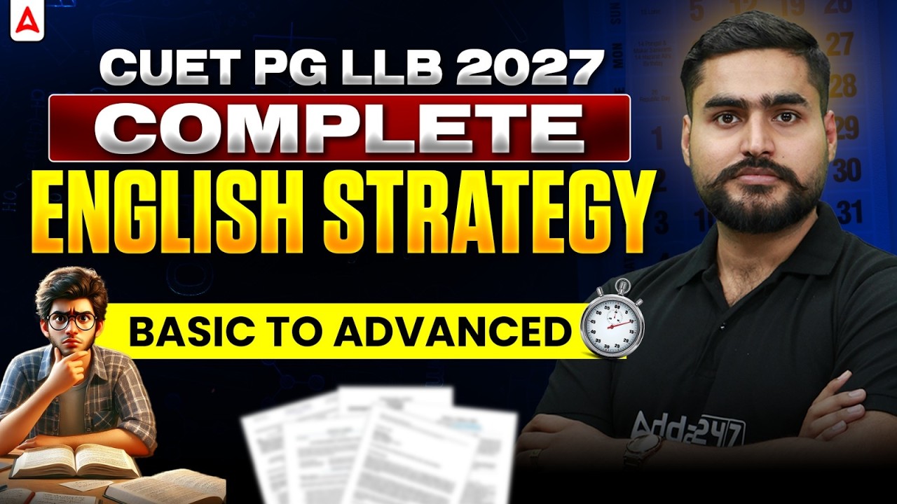 CUET PG LLB 2027 English Strategy | Complete Preparation Roadmap ...