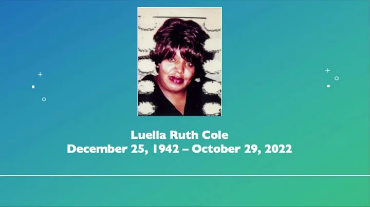 Memorial Service for Sis. Luella Ruth Cole