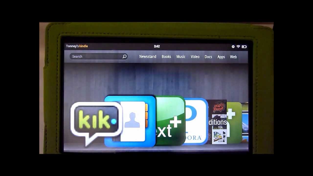 How to get kik on your Kindle Fire YouTube