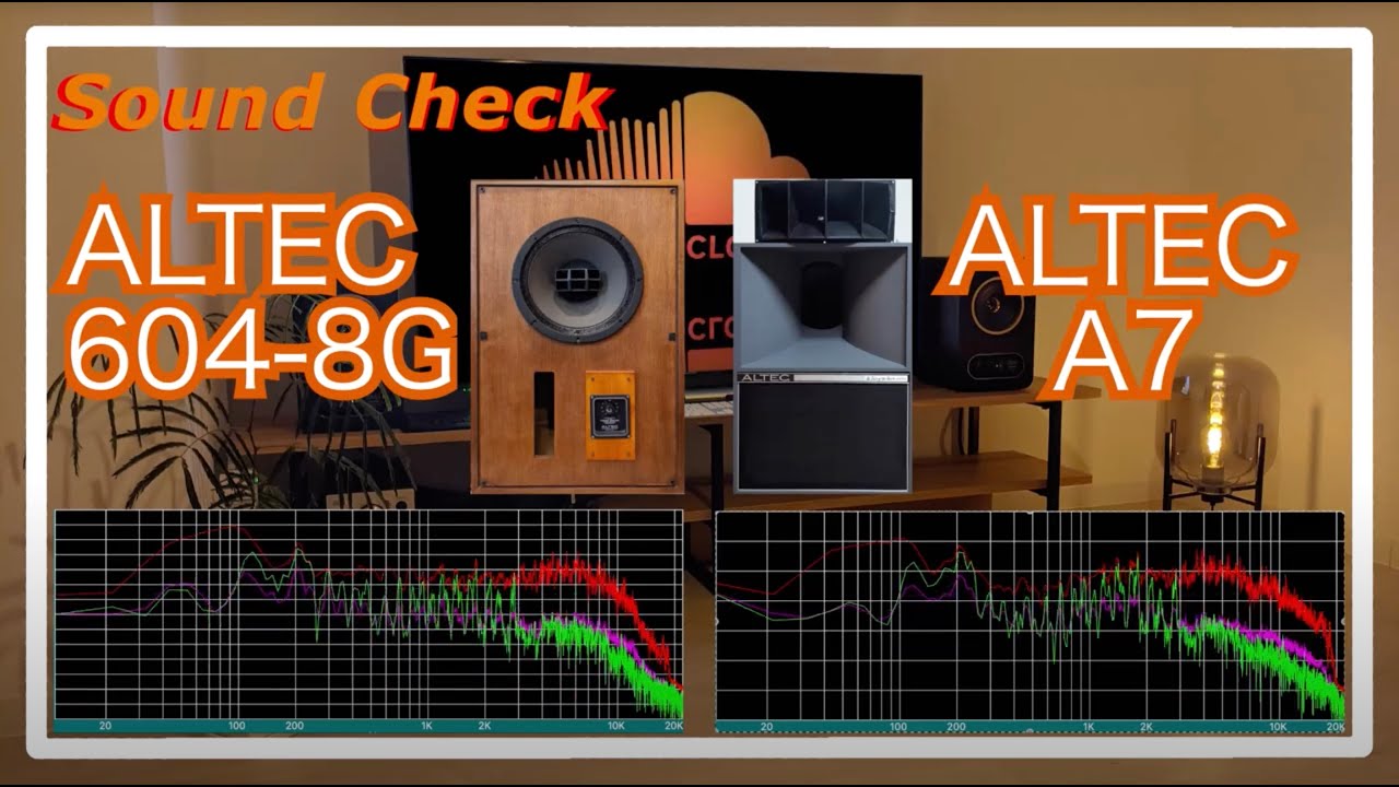 ALTEC 604-8G vs ALTEC A7 [speaker Sound Comparison スピーカー音