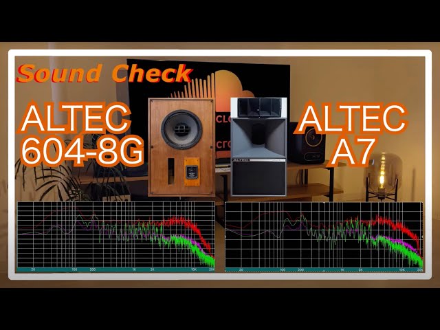 ALTEC 604-8G vs ALTEC A7 [speaker Sound Comparison