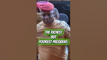 Most Poorest President of world Ibrahim Traore #shorts #burkinafaso #ibrahimtraoré #vibes #ytshorts
