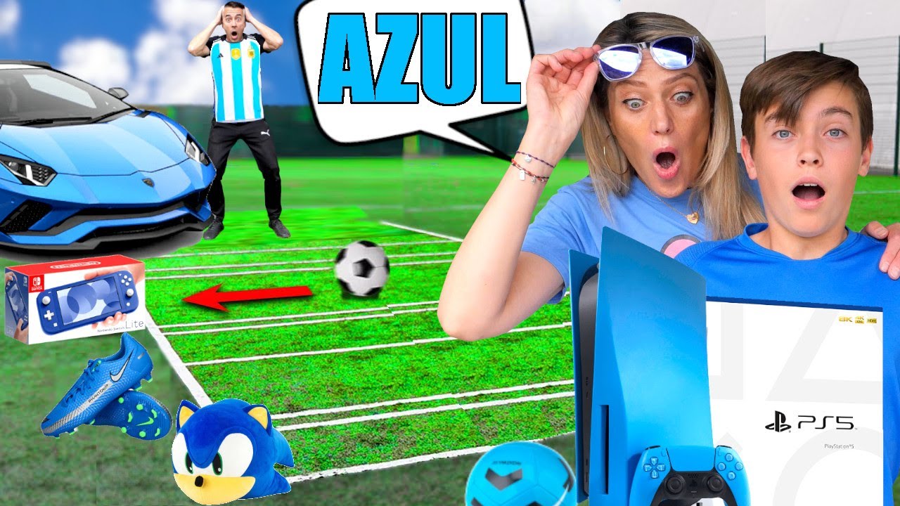 DONDE SEA QUE ATERRICE EL BALÓN TIENE PREMIO ¡SOLO DE COLOR AZUL!