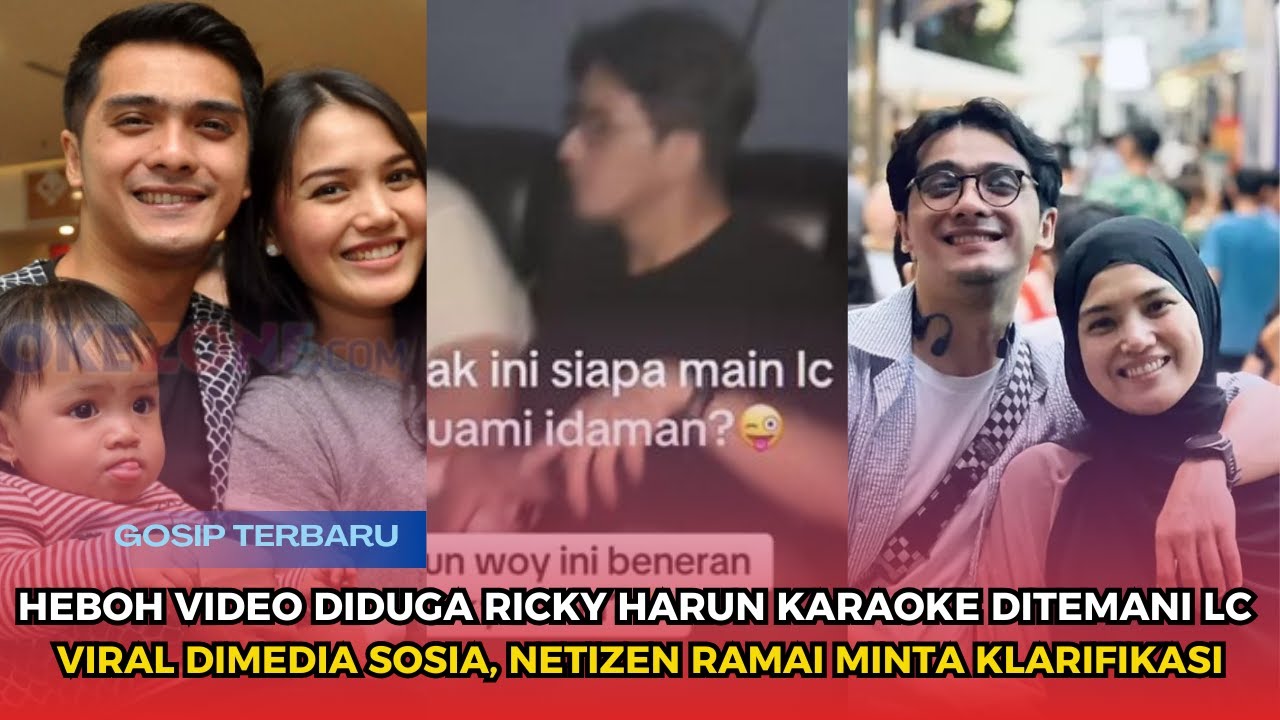 Heboh Video Diduga Ricky Harun Karaoke Ditemani LC Viral Dimedia Sosia, Netizen Minta Klarifikasi