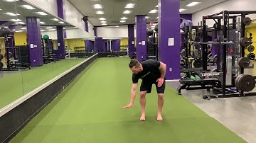 Lateral Hurdle Hop Stick Landing - imaginary hurdle
