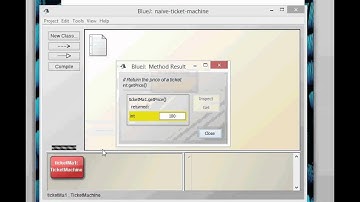 BlueJ Chapter 2 Part 1 Investigation into Naive Ticket Machine