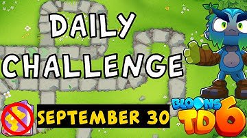 Bloons TD 6 Daily Challenge | All 4 One | No MK No Powers Used | September 30 2024
