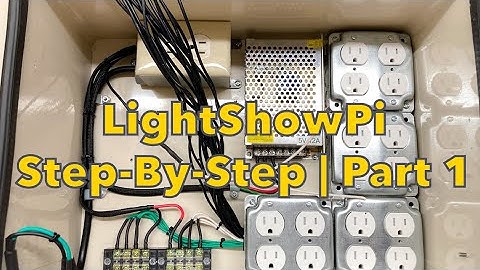DIY LightShowPi Step-By-Step Setup Using A Raspberry Pi 4 And Solid State Relays | Part 1