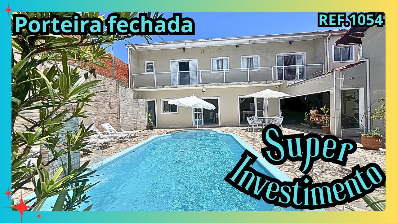 REF.1054 Duas casas muito lazer e conforto para sua família perto do mar