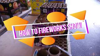 How to set up a fireworks show part 2, without electronics, 1.4G, Consumer grade fireworks