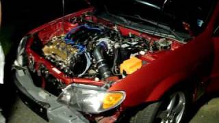 2001 Protege KLZE V6 Start Up #2 2001 Mazda Protege Engine Swap