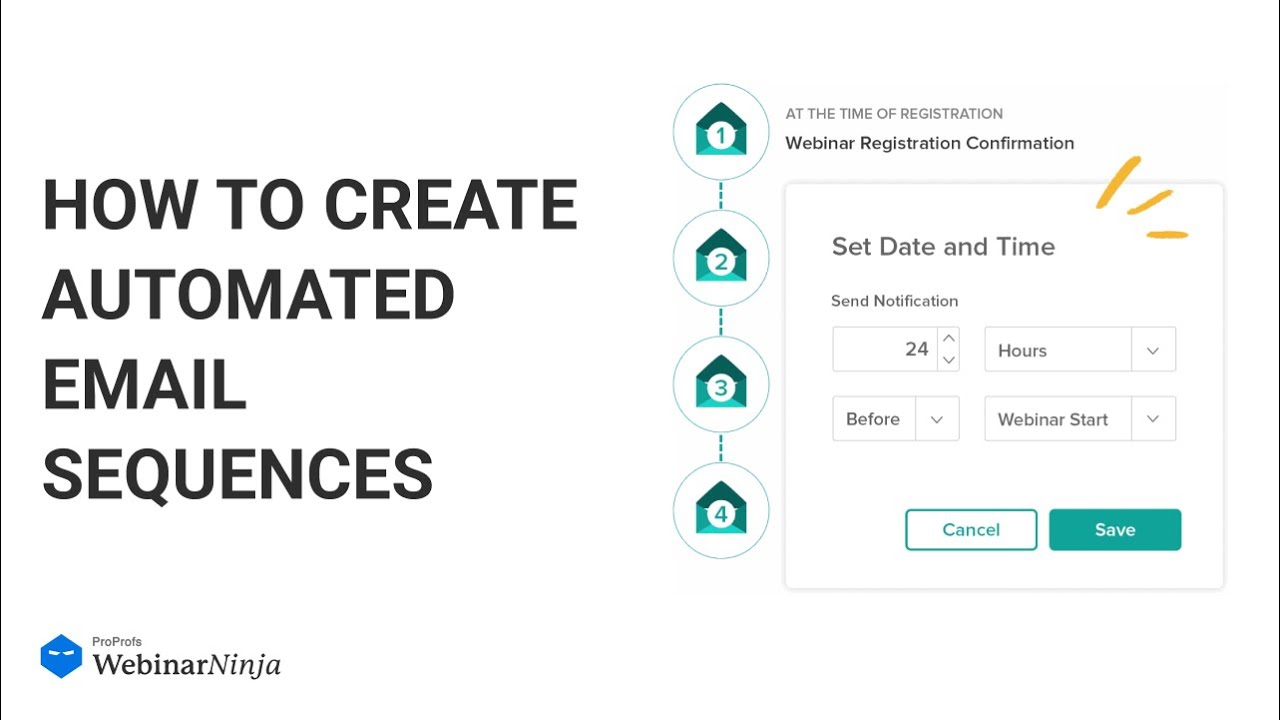How to Create Automated Email Sequences for Webinars [WebinarNinja Demo ...