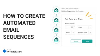 How to Create Automated Email Sequences for Webinars [WebinarNinja Demo]