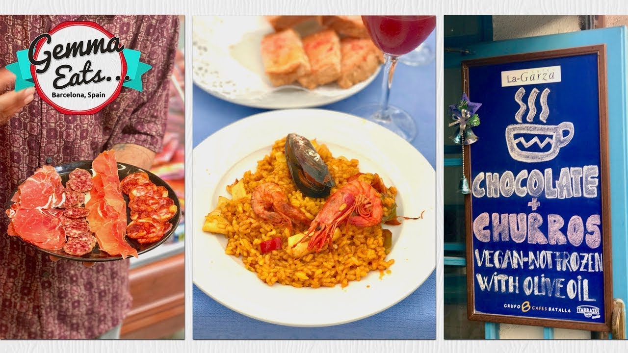 Gemma Eats...Barcelona Secret Food Tour   BEST Paella, Tapas, Jamon & More Spanish Food!