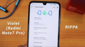 Project 404 RIPPA Official On Redmi Note 7 Pro [04/06/2021 Build]