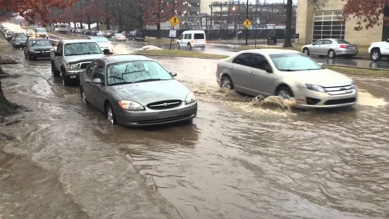 Heavy rain causes Lexington flooding before snow moves in YouTube