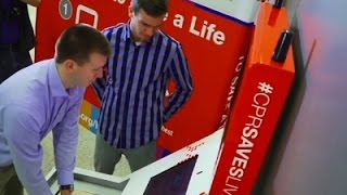 Airport CPR Kiosk Turns Layover into Life-Saver