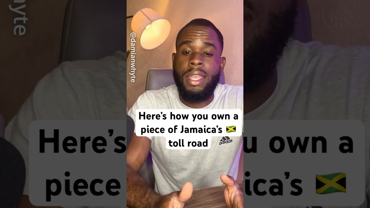 You can own a piece of Jamaica's toll road. Here's how in 1 minute! 