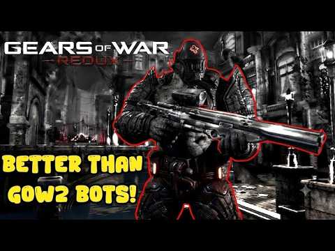1v1 VS INSANE BOT! (Gears of War Redux)