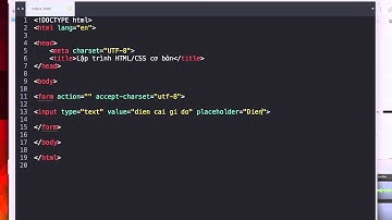 14 - Tạo form nhập dữ liệu