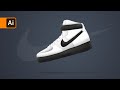 Adobe Illustrator Tutorial: Drawing Vector Nike Sneakers