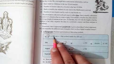 (Old Book) Chapter:5 (Introduction) Ex.5.1 (Q.1,2) Data Handling | Ncert Maths Class 8 | Cbse.