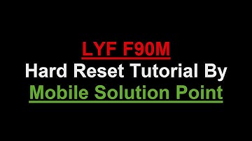 LYF F90M Hard Reset Tutorial | Jio LYF F90M Lock Code Remove Done