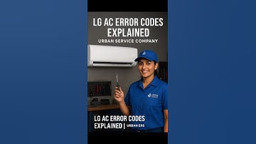 How to reset LG AC error code. #Urban #service #company