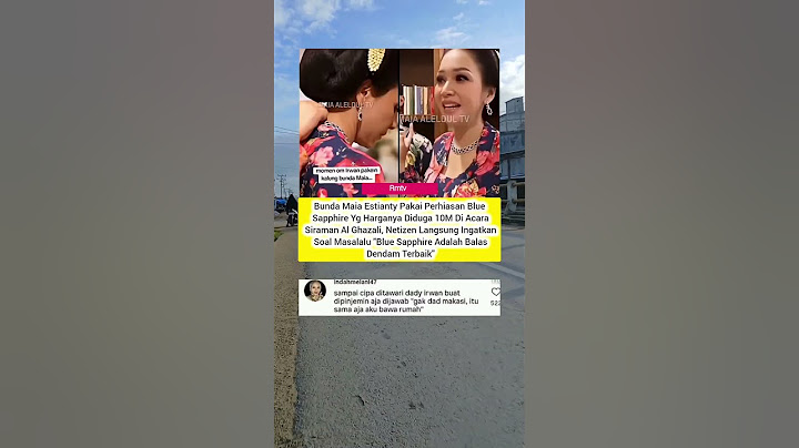 Bunda Maia Estianty Pakai Perhiasan Blue Sapphire Yg Harganya Diduga 10M Di Acara Siraman Al Ghazali